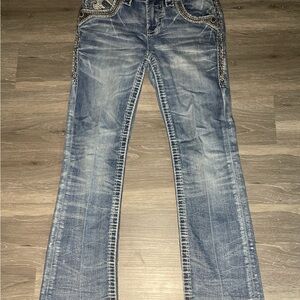 Rock Revival Light Blue Boot Cut Jeans